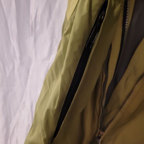 SPYDER Women's Ski Jacket Reflective Yellow Size 12 - Picture 9 of 9